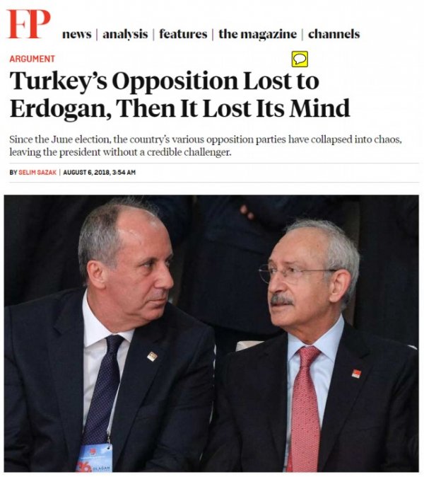 Amerikalılar Türkiye'deki muhalefetten ümidini kesti