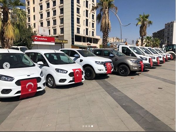Cizre Belediyesi'ne 53 araç tahsis edildi
