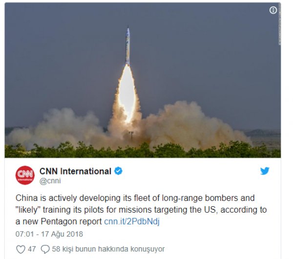 CNN: Çin, ABD'ye nükleer saldırı hazırlığında