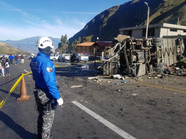 Ekvador'da korkunç kaza meydana geldi
