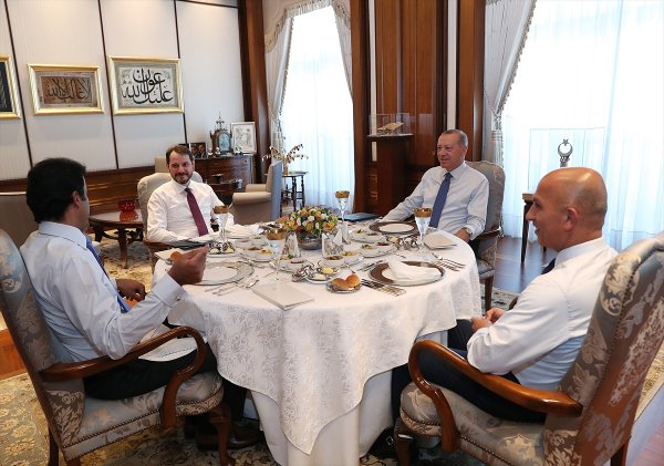 Erdoğan-Şeyh Temim görüşmesi sona erdi