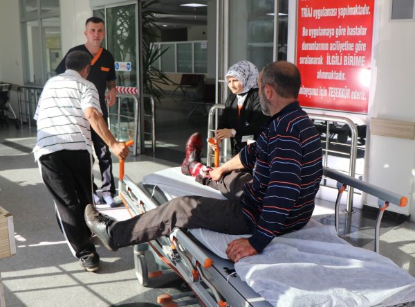 Kayseri'de acemi kasaplar hastanelere akın etti