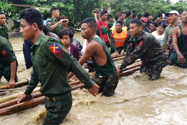 Myanmar ’da baraj çatladı: 50 bin kişi tahliye edildi