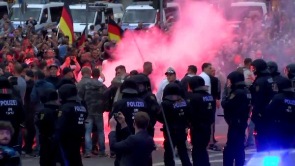 Nazis started street action in Germany