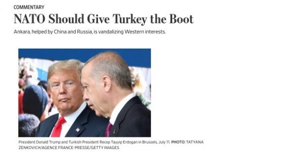 Wall Street ’s perception operation: NATO should give Turkey the boot