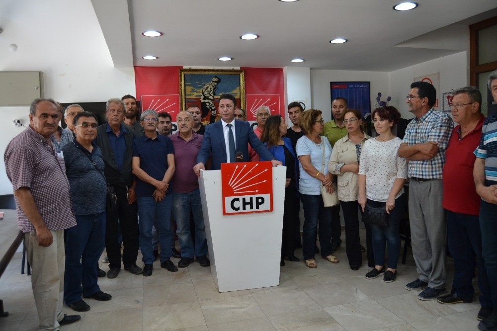 CHP ’de bir ilde toplu istifalar