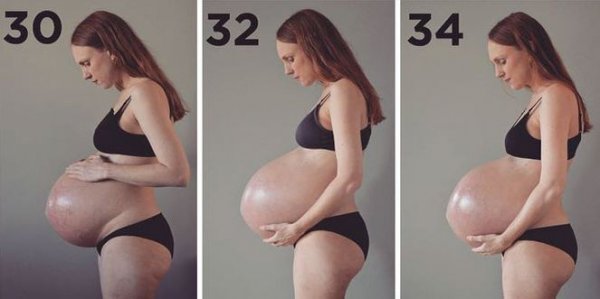 Danimarkalı kadın hamileliğin evrelerini fotoğrafladı