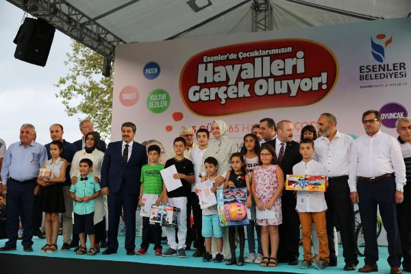 Esenler'de 365 çocuğun hayali gerçek oldu