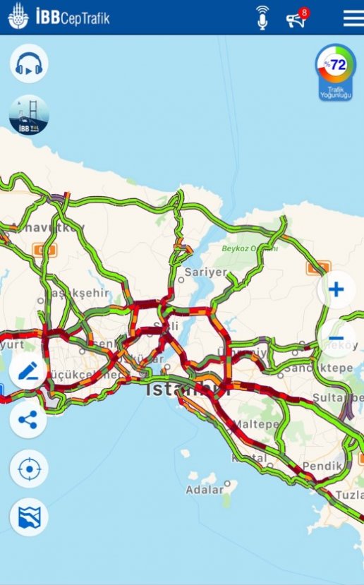 İstanbul'da 10 ilçe için sel uyarısı