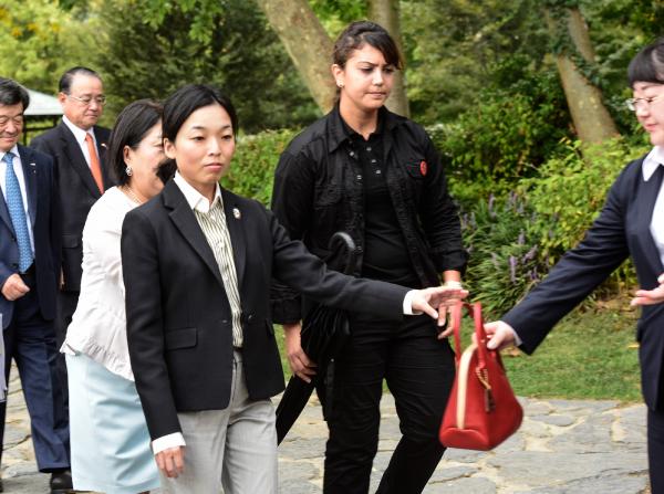 Japon Prenses, Baltalimanı'ndaki Japon Bahçesi'ni gezdi
