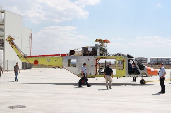 T625 Genel Maksat Helikopteri'nin motoru çalıştırıldı