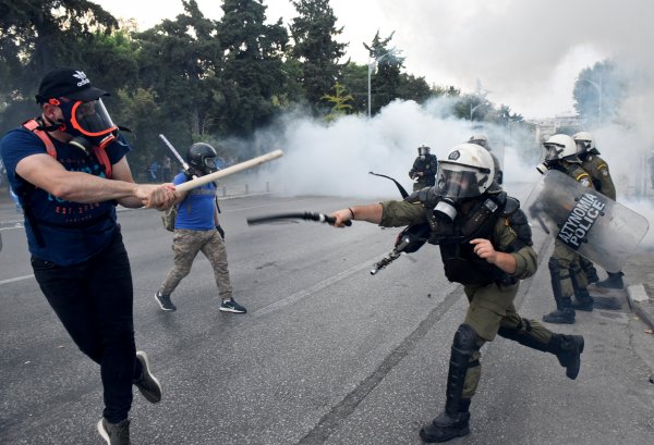Yunanistan'da Makedonya Yunandır protestoları