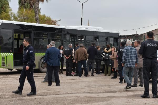 Adana'da kadın otobüs şoförüne saldırı