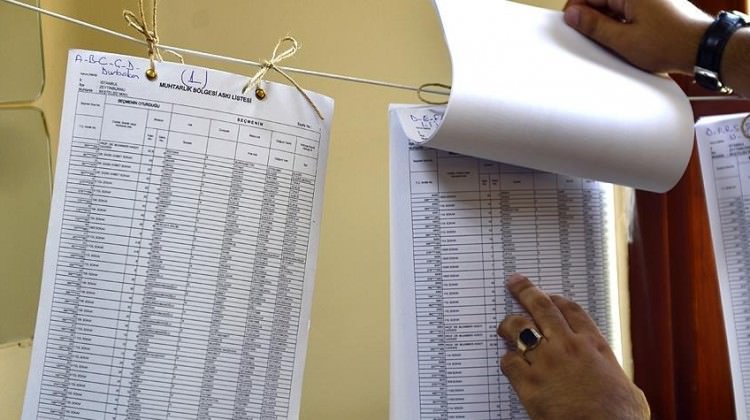 Seçmen listeleri askıya çıkıyor