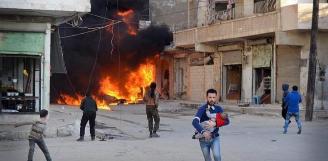 İdlib’e hava saldırısı! 13 sivil öldü!