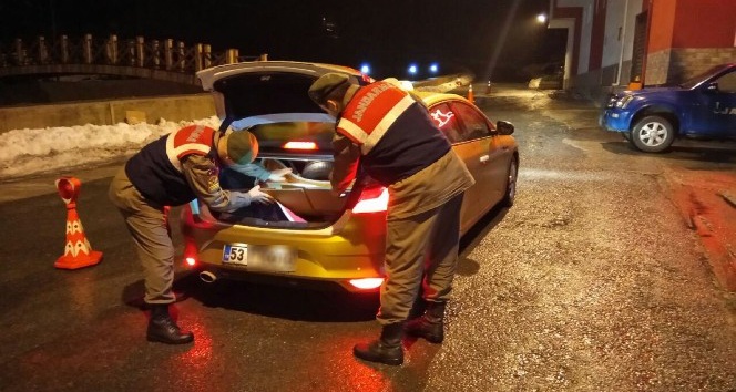 Rize’de huzur operasyonu