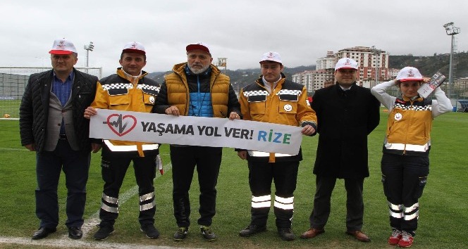 Çaykur Rizesporlu futbolculardan