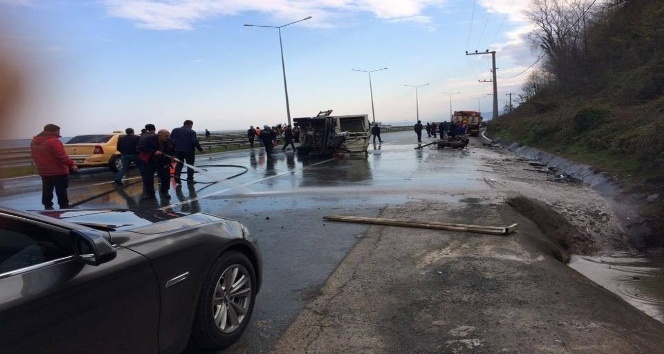 Rize’de trafik kazası: 1 ölü, 1 ağır yaralı