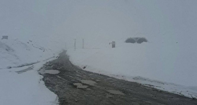 Rize-Erzurum karayolu Ovit Geçidi kar nedeniyle yeniden ulaşıma kapandı