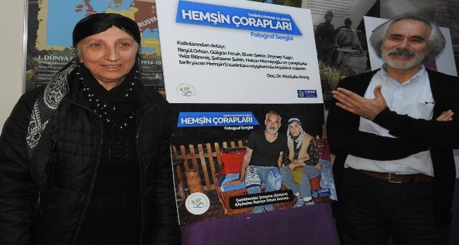 Hemşin çoraplarının dünü ve bugünü anlatıldı