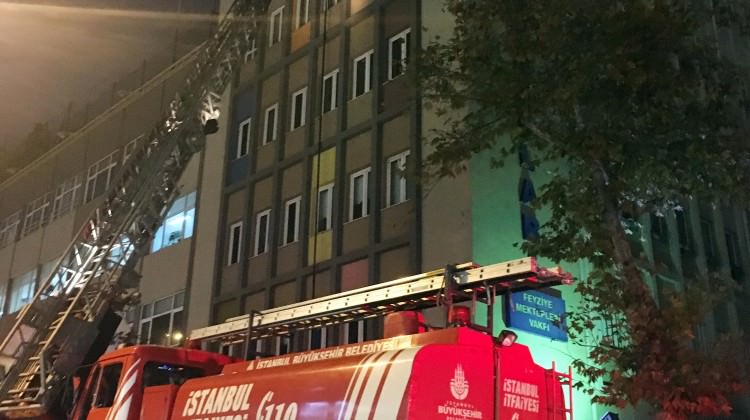Şişli Nişantaşı’nda okulda yangın çıktı!