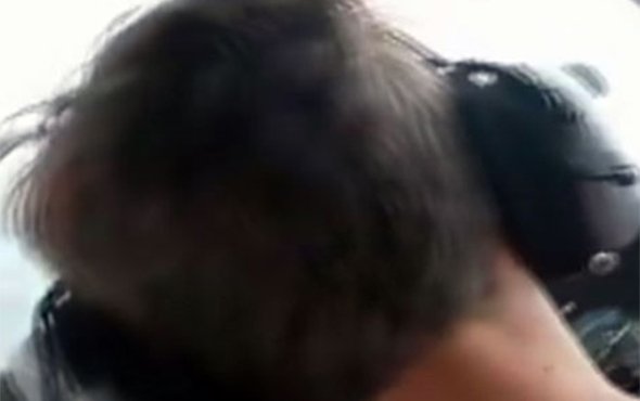 Pilotun şakası kalpten götürüyordu!