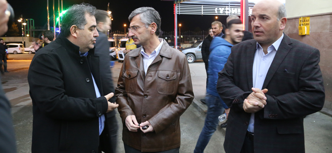 RİZE VALİSİ BEKTAŞ, YETKİLİLERDEN BİLGİ ALDI