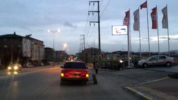 Vatandaşları şaşkına çeviren görüntü