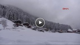 Rize Kaçkarlarda Kış Güzelliği