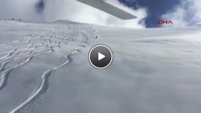 Rize-Heliski Tutkunlarını, Çığdan Airbag Çanta Koruyor