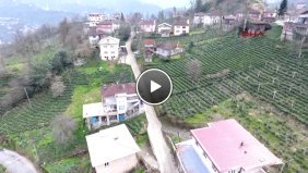 Rize Rize de Bir Köy Heyelan Nedeniyle Boşaltılıyor