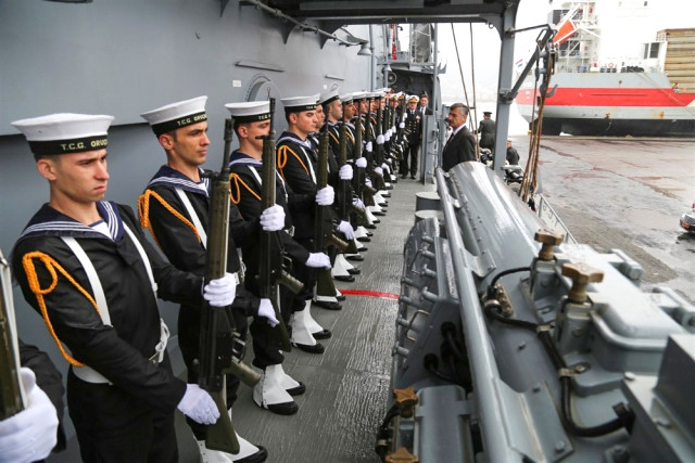 Tcg Oruçreis Rize Limanın da