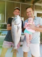 Saros Körfezi ’nde dev sinarit balığı yakaladılar