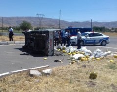 Elazığ ’da trafik kazası meydana geldi
