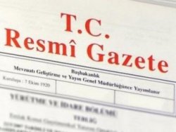 Cumhurbaşkanı kararları Resmi Gazete'de