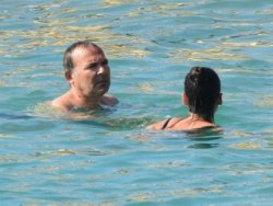 Engin Günaydın tatilde