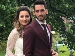 Eşi Hakan Çalhanoğlu'na yanıt verdi