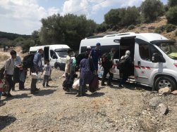 Çanakkale'de 45 göçmen yakalandı