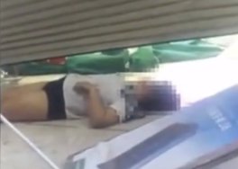 Çin'de otomobilin çarptığı motosikletli havaya uçtu