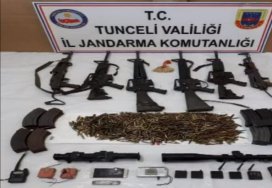 Öldürülen terörist mühimmatları ele geçirildi