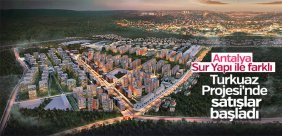 Sur Yapı'nın Antalya'daki projesinin 2'nci etabı satışta