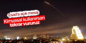 ABD, Fransa ve İngiltere'den Esad'a korkutma