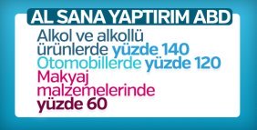 ABD menşeli ürünlerdeki yeni vergi oranları