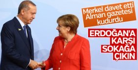 Alman basınından Erdoğan'a karşısında protesto çığırtkanlığı