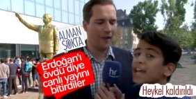 Alman muhabiri şoke eden Erdoğan hayranı çocuk