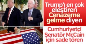 Amerikalı Senatör McCain için cenaze töreni
