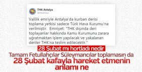 Antalya'da kurban derilerini THK'ya affetme zorunluluğu