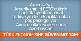Azerbaycan'ın Türk ekonomisine güveni bütün
