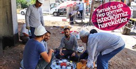 Batman'da elektrik ekibine kahvaltı sürprizi