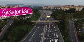 Bayram tatili öncesinde trafik yoğunluğu